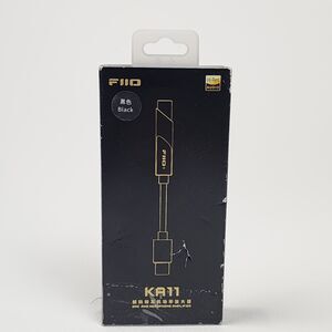 FiiO KA11 Lightning to 3.5mm DAC Adapter HiFi Amp 32bit/384kHz Black